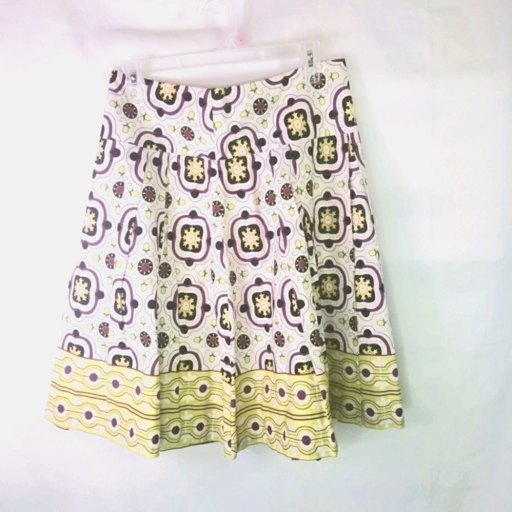 DOWNEAST Pleated Skirt. Size S.